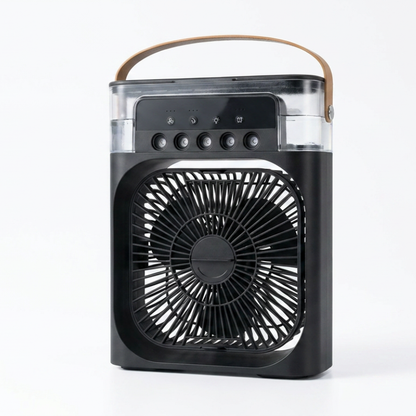 Bärbar 3 i 1 fläkt AIr Conditioner Hushålls liten luftkylare LED nattlampor Luftfuktare Luftjustering Hemfläktar